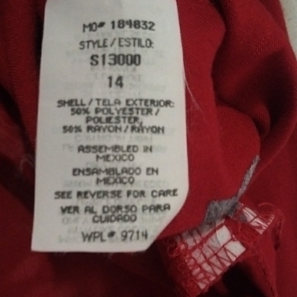 Red blazer - Picture 3 of 3